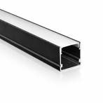 LED Strip Profiel Opbouw | 3 Meter uit één stuk | Zwart | D, Huis en Inrichting, Lampen | Overige, Ophalen of Verzenden, Nieuw