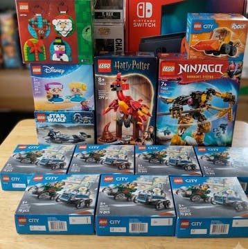 Lego Set - City, Harry Potter, Ninjago, Disney, Star Wars -, Nieuw