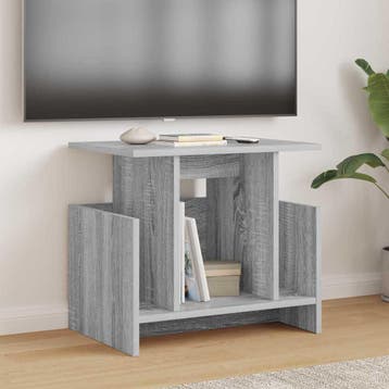 vidaXL TV-standaard 2 st Grijs Sonoma Bewerkt hout, Huis en Inrichting, Kasten | Televisiemeubels, Minder dan 50 cm, Verzenden