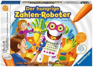 Tiptoi Robby Cijferrobot | Educatief | 38% Korting, Ophalen of Verzenden, Zo goed als nieuw, Rekenen, Met geluid
