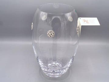 PG-MIANI Argenteria - Vaas - .925 zilver, en glas
