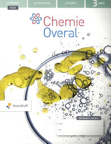 Chemie Overal vwo 3 FLEX leerboek 9789001746285, Boeken, Verzenden, Zo goed als nieuw