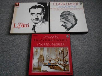 Lipatti, Haskil, Haebler - 3 x box sets for Piano lovers -, Nieuw in verpakking