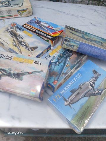 Airfix, Matchbox, Heller 1:72 - Modelvliegtuig (6) -, Nieuw