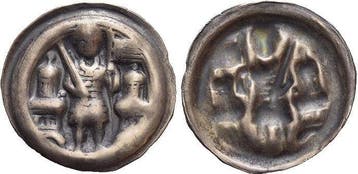 Brakteat Brandenburg-Preussen Pruisen Otto Ii 1184-1205, Verzenden