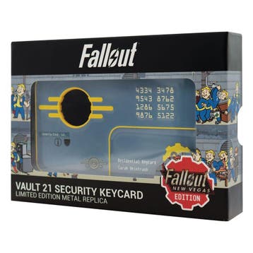 Fallout New Vegas Replica Vault 21 Security Keycard, Verzenden, Nieuw