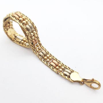 Armband - 18 karaat Geel goud, Roségoud, Witgoud, Nieuw