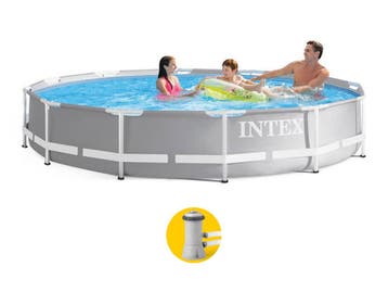 Intex Prism Frame zwembad - 366 x 76 cm - met filterpomp, Verzenden, Nieuw