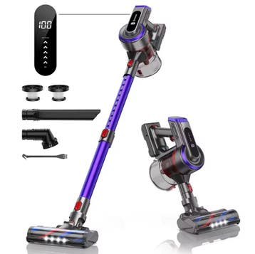 Buture JR400 Draadloze Stofzuiger | Touchscreen 55 Min Accu, Verzenden, Nieuw, Reservoir, Minder dan 1200 watt