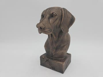 Bust of a weimaraner bust bust dog statue - home decor dog l, Verzenden, Nieuw