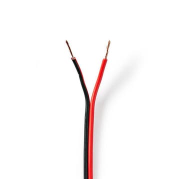 Speakerkabel op rol 100 meter | Luidsprekersnoer 0,75 mm2, Audio, Tv en Foto, Verzenden, Nieuw, Luidsprekerkabel