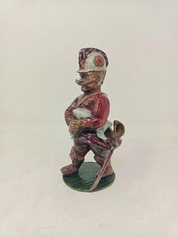 Franz Borghese (1941–2005) - sculptuur, Il Soldato - 16 cm -, Antiek en Kunst