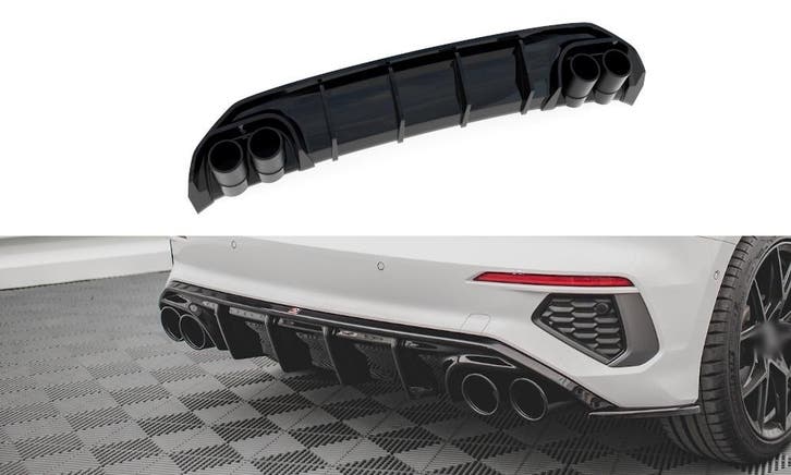 Aggressive Diffuser voor Audi A3 8Y S line Sportback, Auto diversen, Tuning en Styling, Ophalen of Verzenden