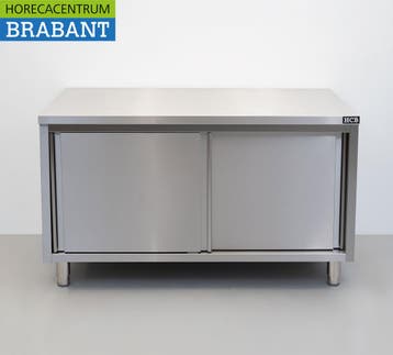 HCB RVS Werkkast Kast 2 schuifdeuren Premium-line 140 cm, Ophalen of Verzenden, Nieuw in verpakking