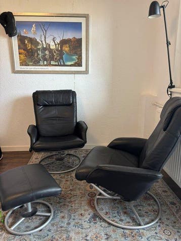 IKEA - Fauteuil (3) - Malung - Synthetisch leder