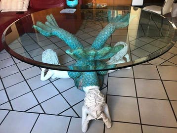 Ceramica dArte Santoriello - Eettafel - Sirene - Glas,