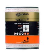 Gallagher TurboLine Lint 12,5mm Wit 200m, Ophalen of Verzenden, Nieuw