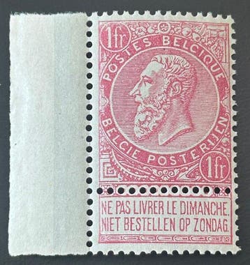 België 1893/1900 - Leopold II Fijne Baard - 1fr, Gestempeld