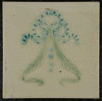 Jugendstil Tegel - floraal - T & R Boote, Burslem. - Art, Antiek en Kunst