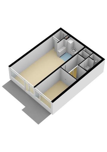 Te Huur 2 Kamer Appartement Sterrenburgplein In Dordrecht, Dordrecht, Direct bij eigenaar, Appartement, Zuid-Holland