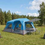 vidaXL Directe Tent Blauw 10-persoons 185T Polyester met PU, Verzenden, Nieuw, Tot en met 2