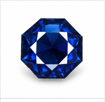 Zonder minimumprijs - 1 pcs Blauw Saffier - 1.04 ct -, Nieuw