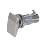 Rechthoekige RVS drukknop DeLuxe, zelfsluitend, Watersport en Boten, Ophalen of Verzenden, Nieuw