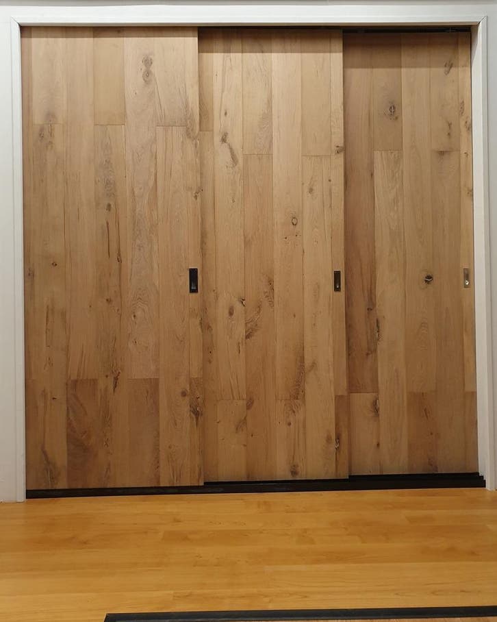 eiken kastdeuren diverse maten mogelijk, Huis en Inrichting, Kasten | Kledingkasten, Nieuw, Eikenhout, 200 cm of meer, 200 cm of meer