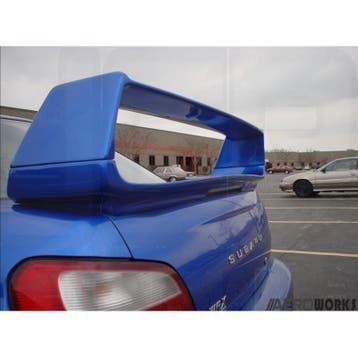 SK-Import Spoiler STI Style Polyester Subaru Impreza, Auto-onderdelen, Ophalen of Verzenden, Nieuw, Achter, Subaru