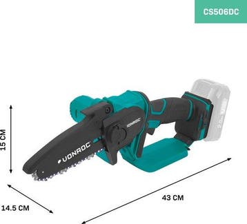 2dekans | VONROC Mini Kettingzaag 20V – 152mm - Zonder accu, Ophalen of Verzenden, Zo goed als nieuw, VONROC