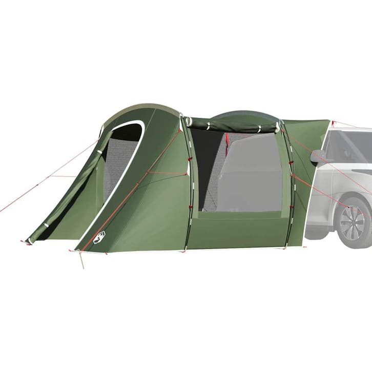 vidaXL Autotent waterdicht groen, Caravans en Kamperen, Tenten, Nieuw, tot en met 2, Verzenden