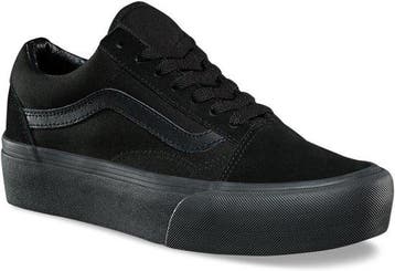 Vans Old Skool Sneakers - Unisex - Platform - Zwart - Maat, Verzenden, Nieuw
