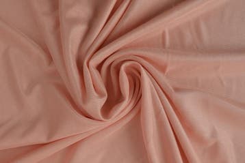 Charmeuse voering Zalm roze - rol 55 meter, Verzenden, Nieuw