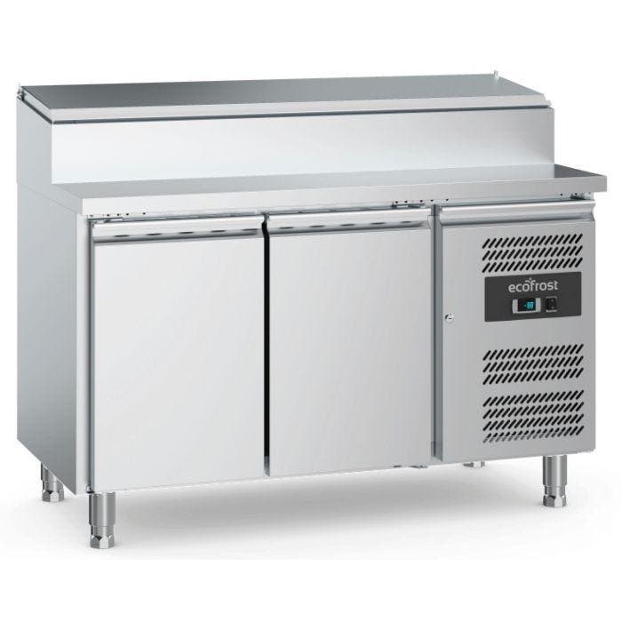 Ecofrost Saladette met RVS deksel 282L | 6x 1/3 GN | 2 deurs, Witgoed en Apparatuur, Koelkasten en IJskasten, Ophalen of Verzenden