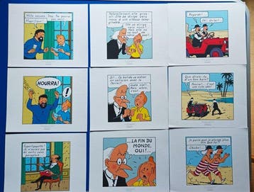 Tintin - Een verzameling van 45 losbladige stukken - 2011, Boeken, Nieuw
