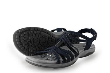 Skechers Sandalen in maat 40 Grijs, Skechers, Verzenden, Sandalen of Muiltjes, Zo goed als nieuw