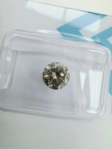 Zonder minimumprijs - 1 pcs Diamant (Natuurlijk gekleurd) -, Nieuw