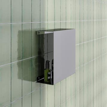 Brauer Opbouwnis - Met Verborgen Opbergruimte - Chroom, Ophalen of Verzenden, Nieuw, Rvs