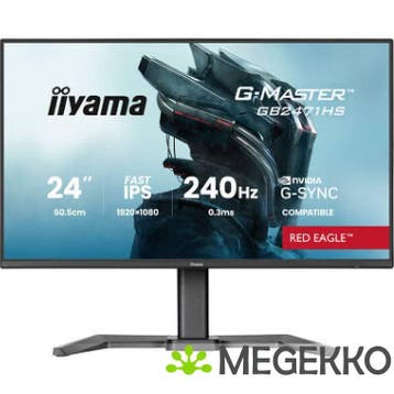 Iiyama G-Master GB2471HS-B1 24  Full HD IPS 240Hz Gaming, Verzenden, Nieuw, Iiyama