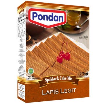 Pondan Cakemix Spekkoek Lapis Legit 375g, Verzenden, Nieuw