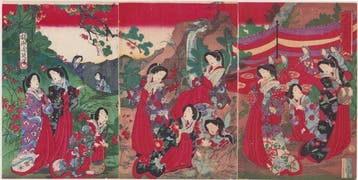 Parody of pine-bamboo-plum   - 1877 (Meiji 10) -