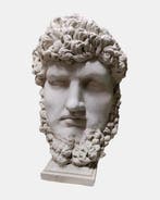 sculptuur, Testa di. Nerone - 50 cm - Gips, Antiek en Kunst