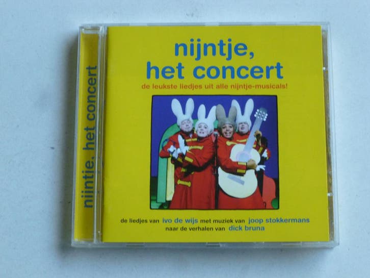 Nijntje - Het Concert / Ivo de Wijs, Joop Stokkermans, Cd's en Dvd's, Cd's | Kinderen en Jeugd, Zo goed als nieuw, Verzenden