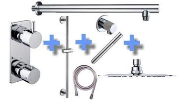 One-Pack inbouwthermostaatset type 21 (20cm), Verzenden, Nieuw