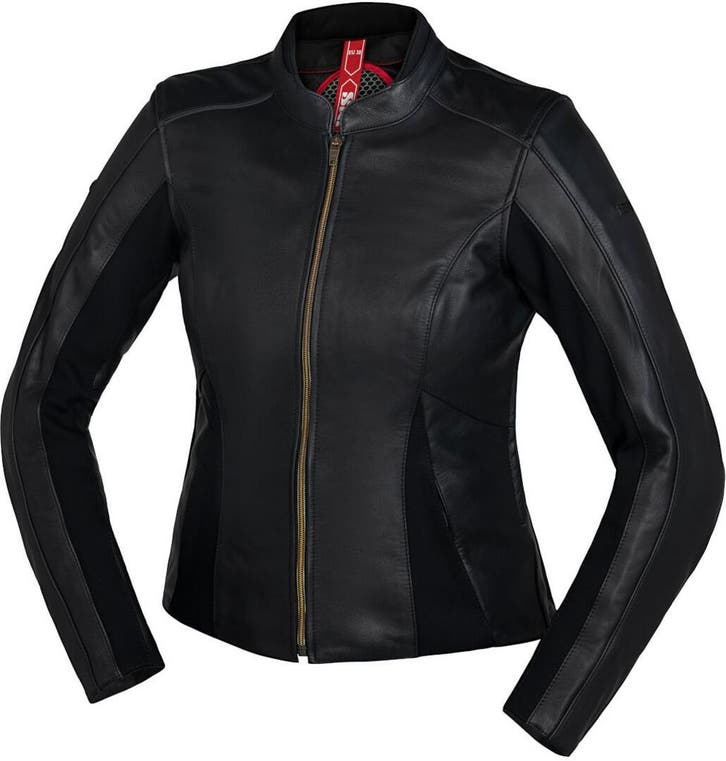IXS Aberdeen Dames Zwart Leren Motorjas, Motoren, Kleding | Motorkleding, Dames, Nieuw met kaartje, Jas | textiel, Verzenden
