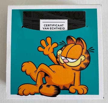 Nederland 2026 - Gouden postzegel Garfield 24K goud, Postzegels en Munten, Gestempeld