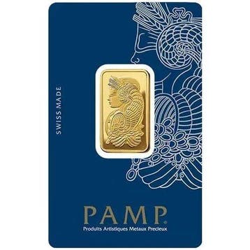 1/2 oz - Goud .999 - PAMP - Verzegeld en met certificaat