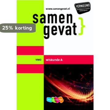 Wiskunde A / vwo / Samengevat - F.C. Luijbe 9789006078794, Verzenden, Zo goed als nieuw, F.C. Luijbe