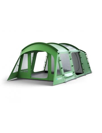 Husky Caravan 17 Dural - familie tent - 5 persoons - Groen, Verzenden, Nieuw, Tot en met 5