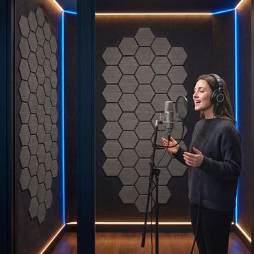Akoestische panelen Sonic Shield houtlook - eiken grijs, Verzenden, Nieuw